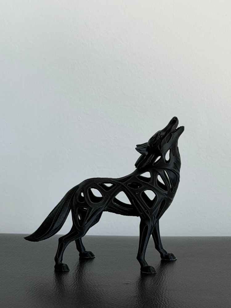 Modern Geometrik Kurt Figürü | Özel Tasarım Dekoratif Heykel