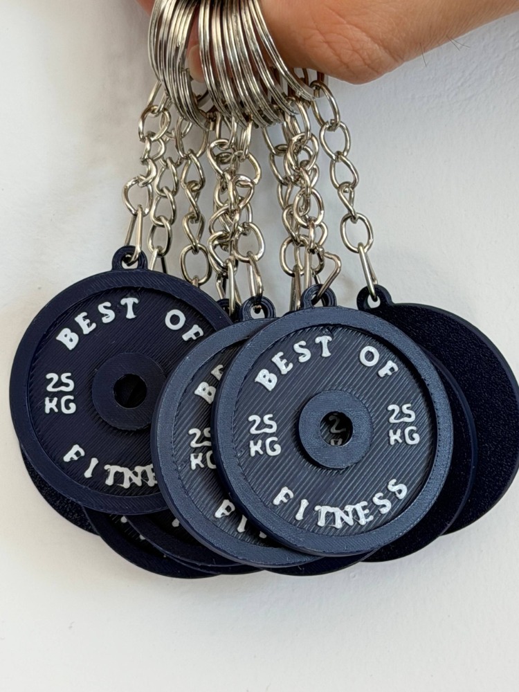 Salonunuzun Motivasyon Kaynağı: Kişiye Özel Fitness Anahtarlık Serisi!