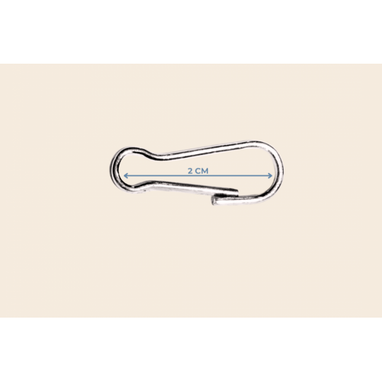 2 cm tel kanca metal renk