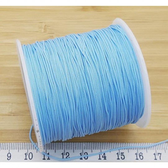 Paraşüt ipi 0,8 mm bobin satış bebek mavi renk
