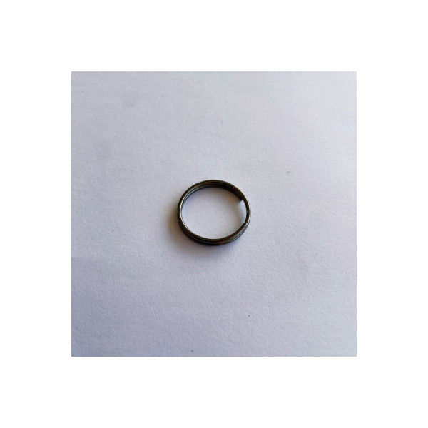 21 mm Füme Çift Sargı Metal Anahtarlık Halkası 500 ADET