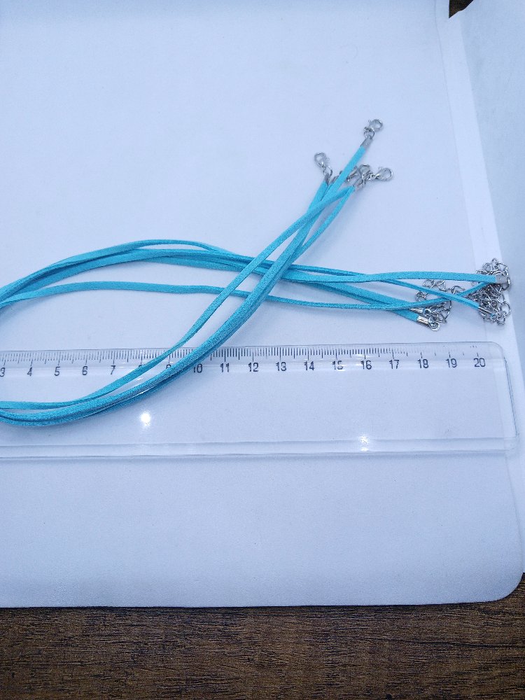 Süet kolye ipi 40 cm.