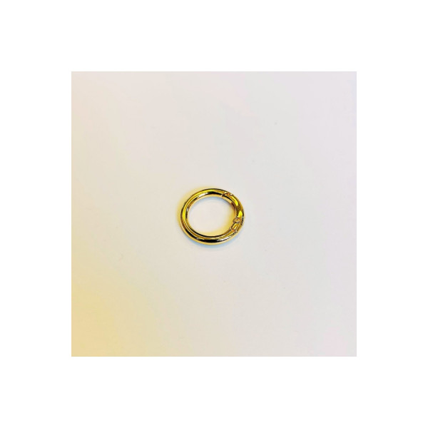 2 cm (20 mm) Light Gold Yaylı Halka - Çanta ve Takı Aparatı