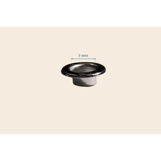 5 no kuş gözü 7 mm metal renk