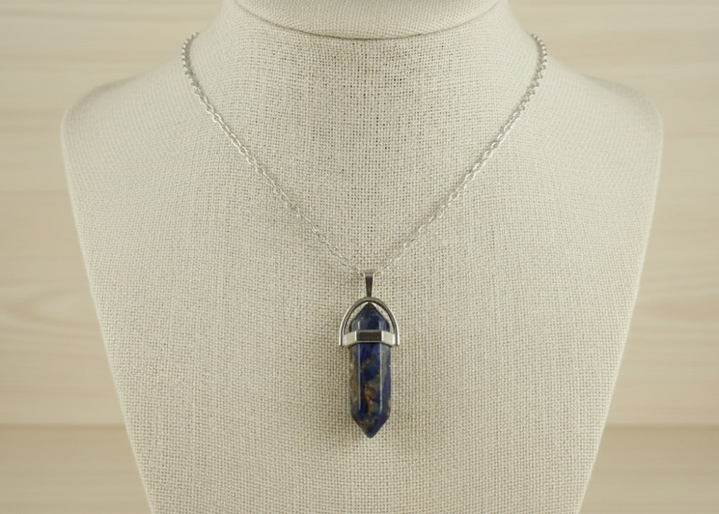Doğal Lapis Taşı Kolye