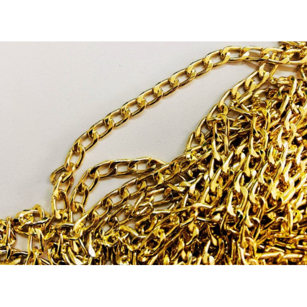2 mm NK Gold Renk Takı Zinciri – 20 Metre