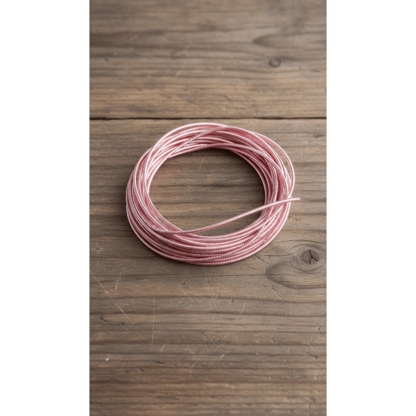 El Nakışı Kurtçuk Tırtıl Tel Pembe Renk Sert – 10 Gram (Nakış ve Süsleme Teli)