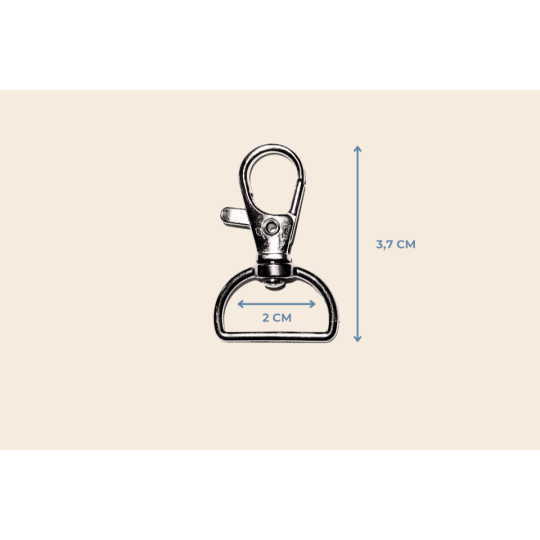 2 cm Paris Kanca 3,7 cm metal renk