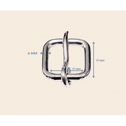 1,7 cm makaralı 4 mm kaynaklı çivi dil toka metal renk