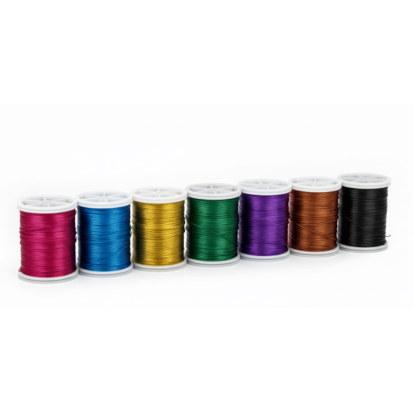 Renkli Bakır Çiçek ve Takı Teli Makaraları (0.30 mm / 0.60 mm / 0.80 mm)