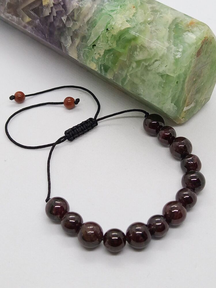 Doğal granat taşı bileklik 