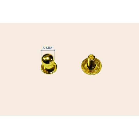 5 mm kemer vidası sarı renk