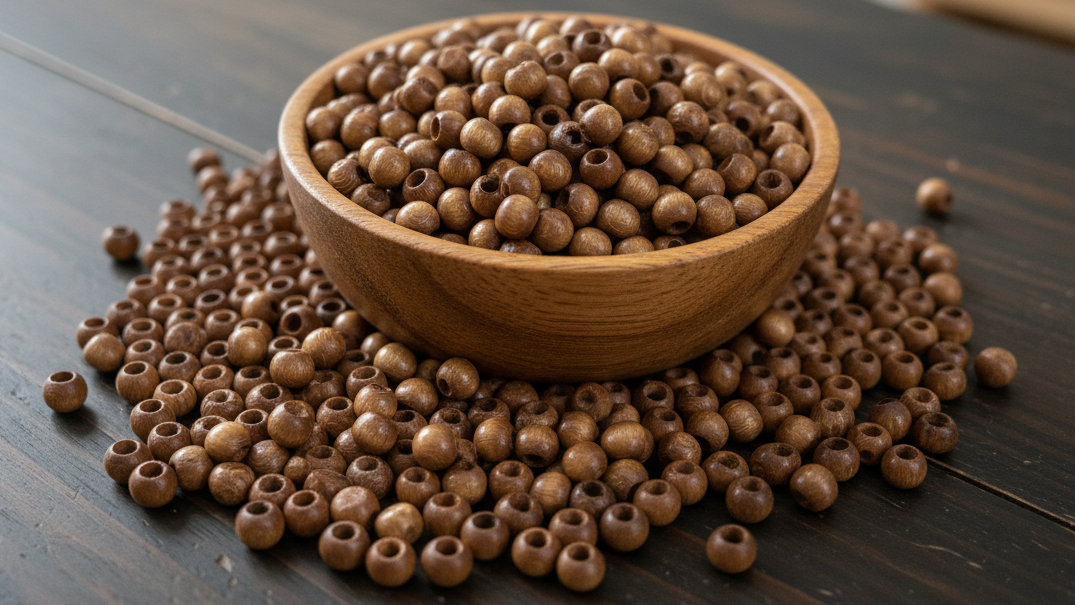 Ahşap Boncuk 10 mm | 500 Adet
