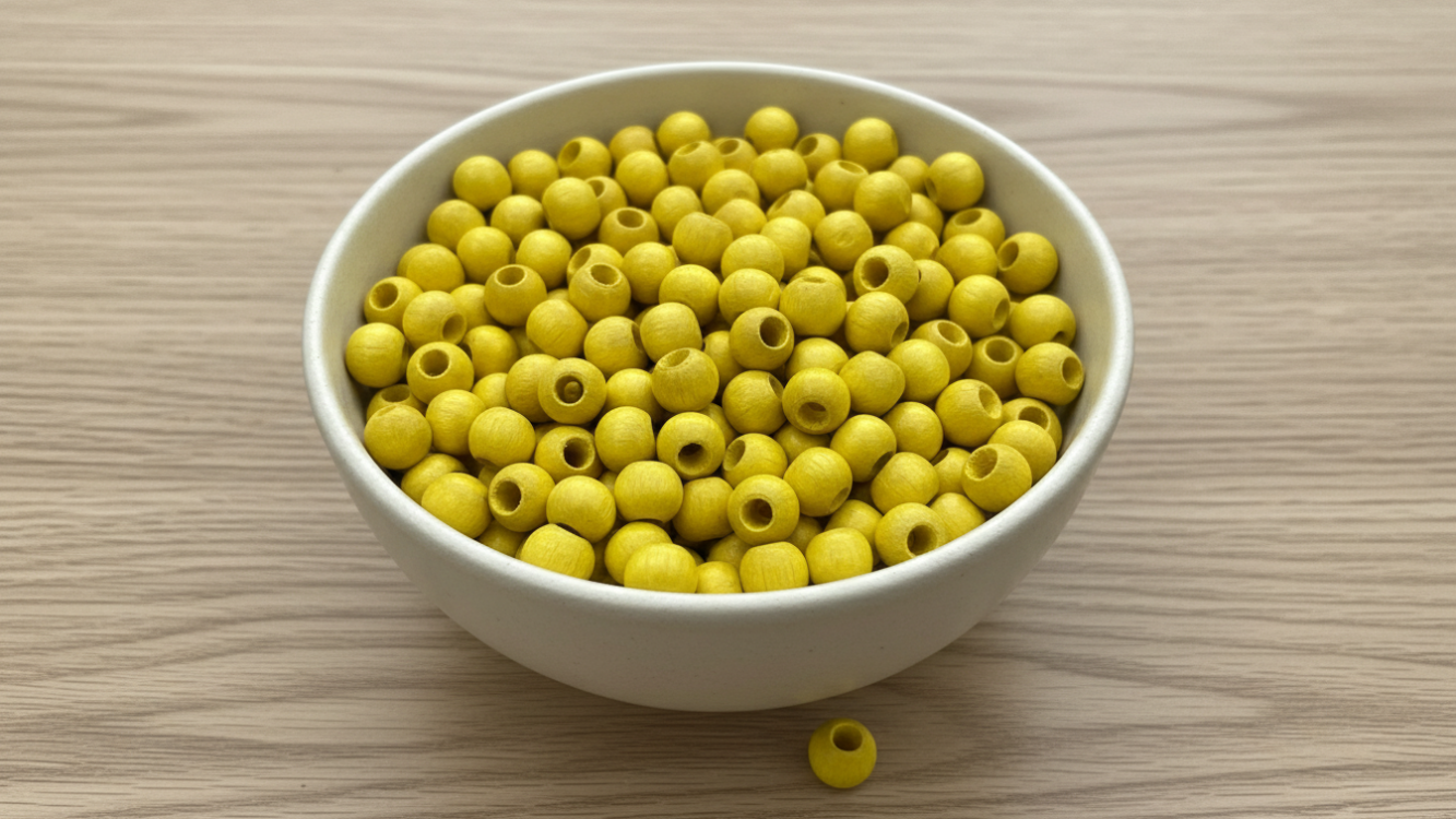 Ahşap Boncuk 10 mm | 500 Adet