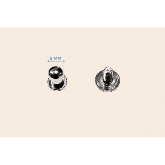 5 mm kemer vidası metal renk