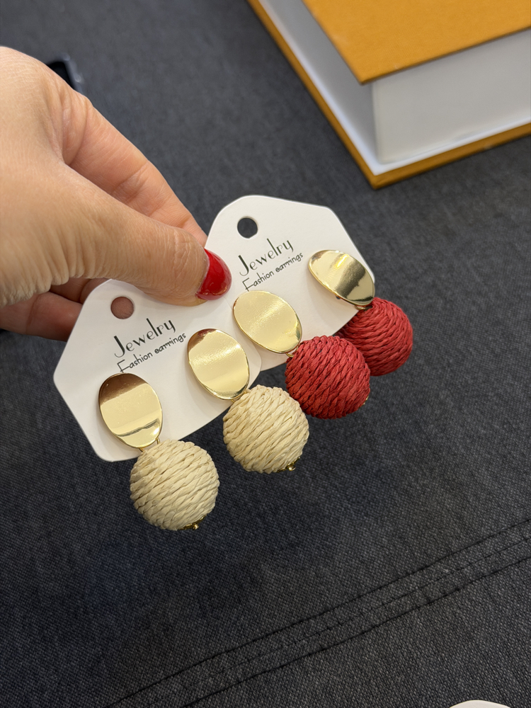 Marka Model Hasır Küpe KP0439