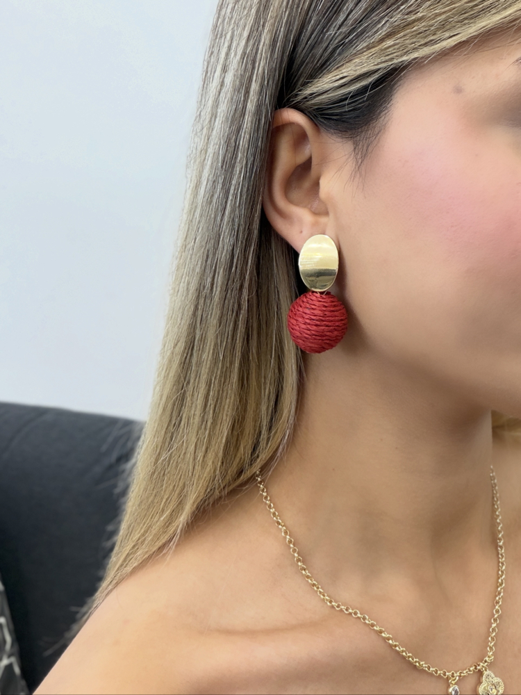 Marka Model Hasır Küpe KP0439
