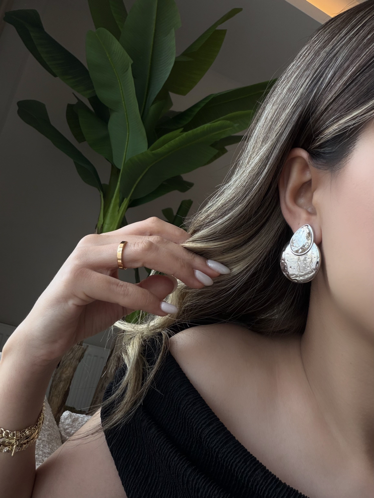 Marka Model Gold Gümüş Küpe
