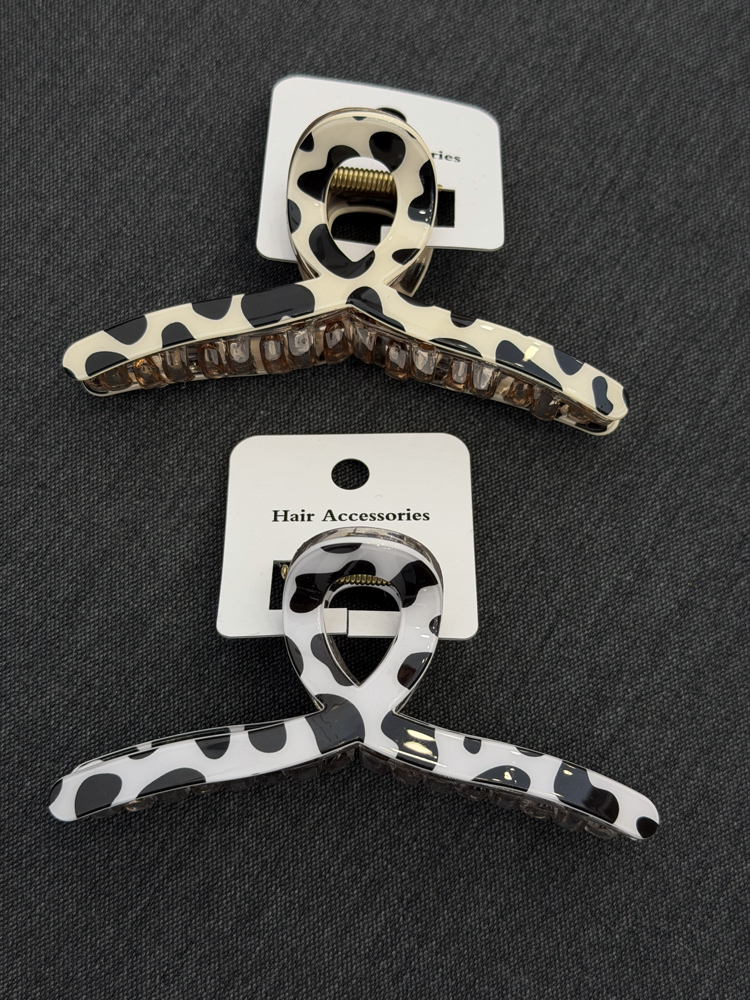 Leoparlı Kemik Mandal Toka