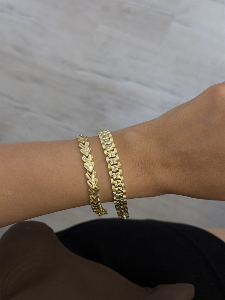 Vip Saat Kordon 14K Çelik Bileklik BL0007