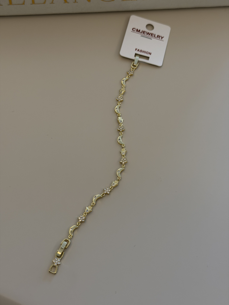 14 Cm Çelik Şans Bilekliği