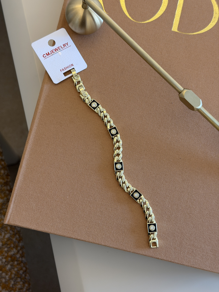 14 K Cm Marka Model Bileklik