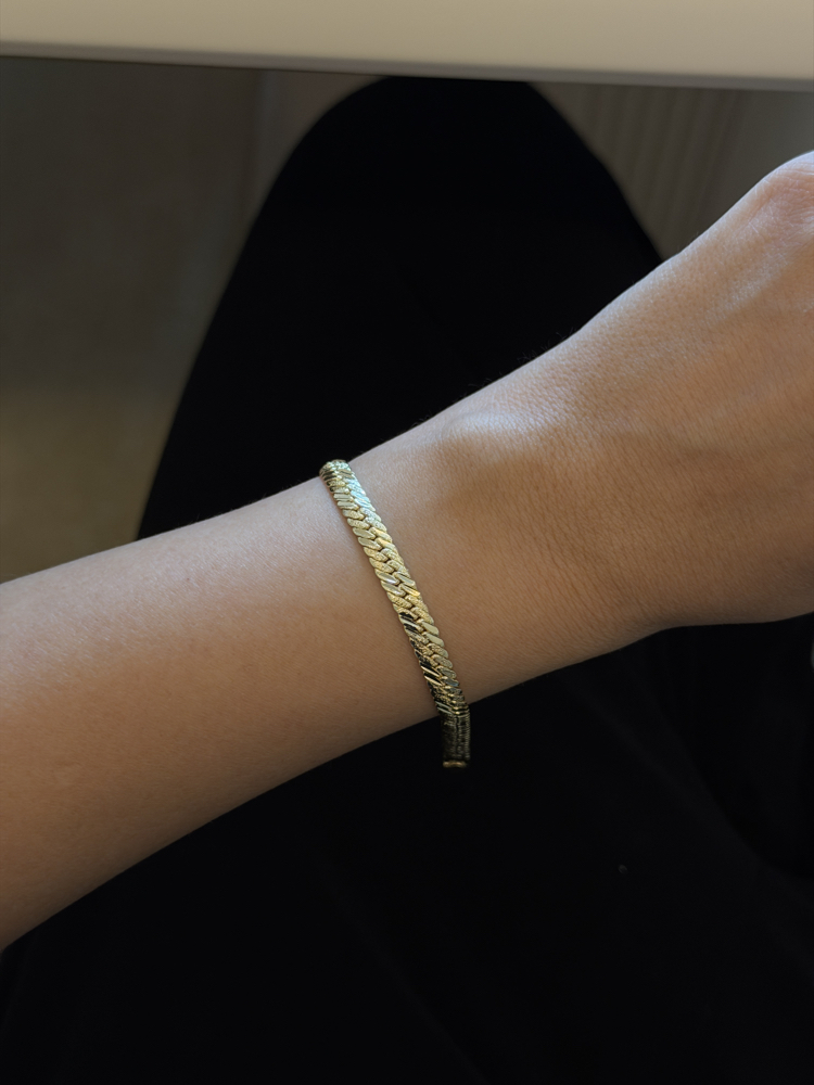Kuyum Model 14K Çelik Bileklik bL0223