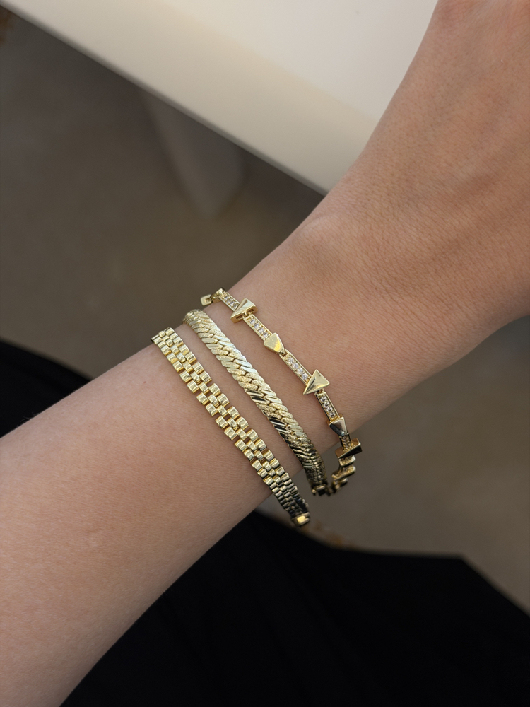 Kuyum Model 14K Çelik Bileklik bL0223