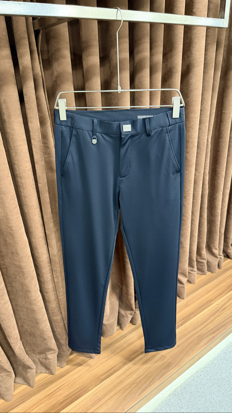 Brunello Cucinelli Dark Navy Kırışmaz Jogger 