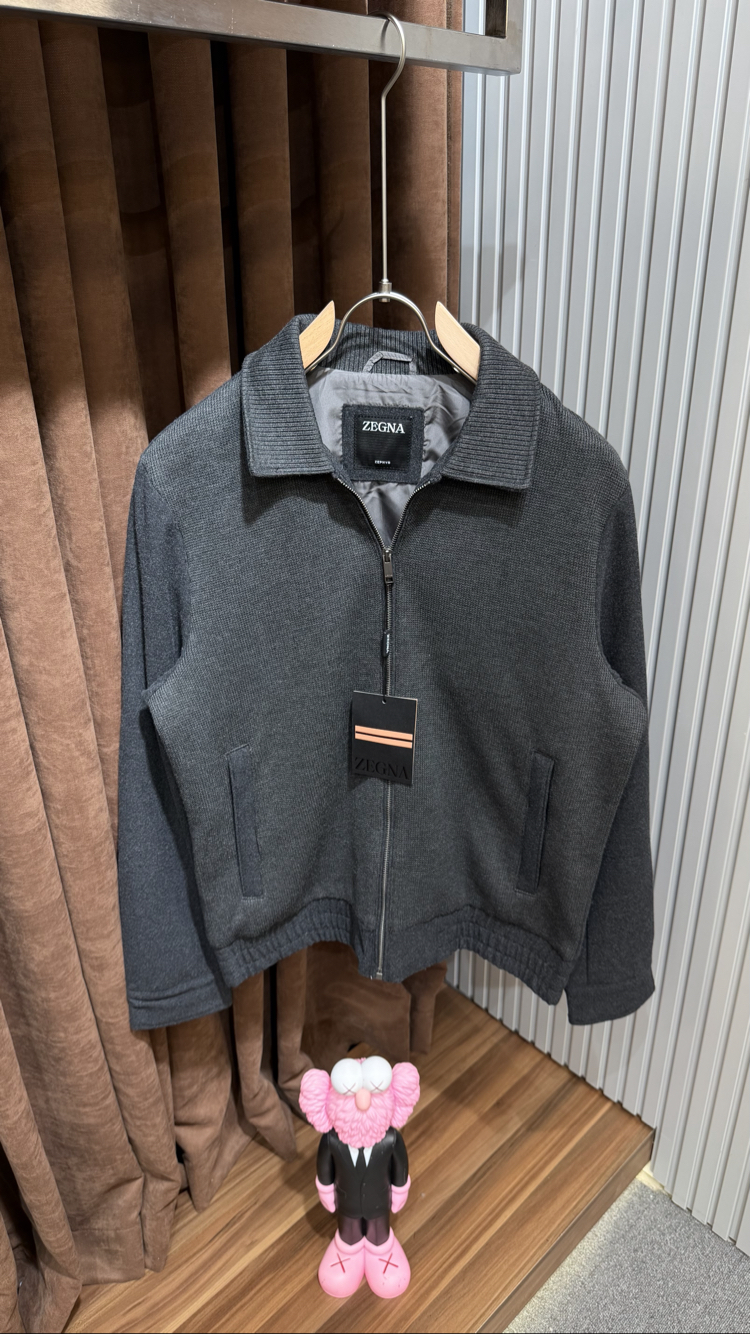 Zegna Koyu Gri Ceket İthal 