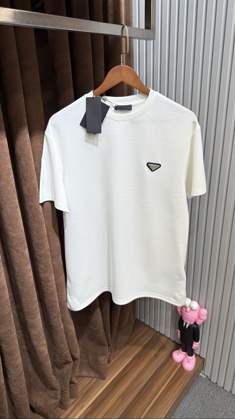 Prada mini logo kırışmaz tshırt T’1