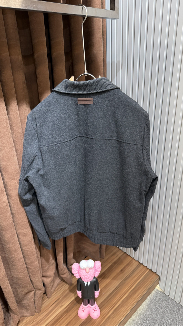 Zegna Koyu Gri Ceket İthal 