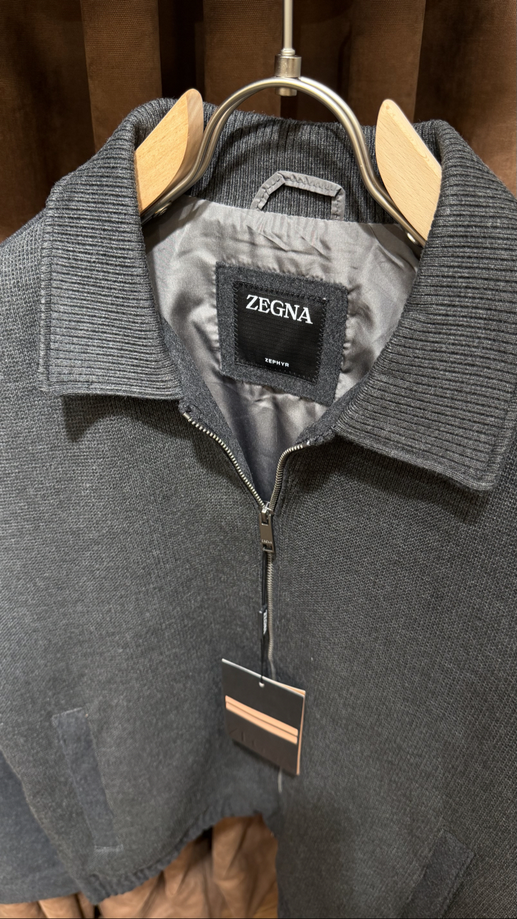 Zegna Koyu Gri Ceket İthal 