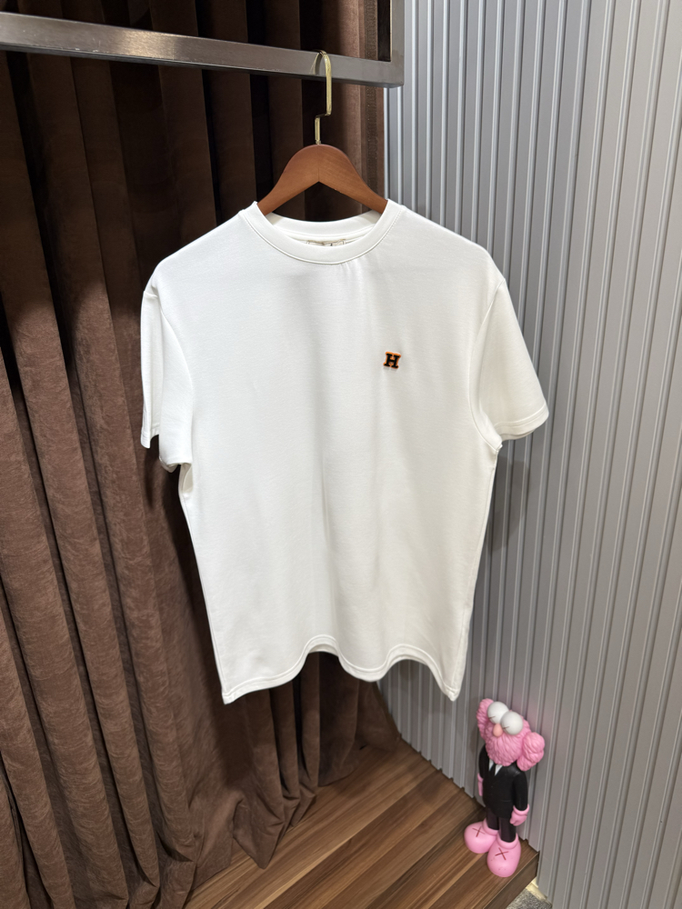 Hermes mini logo kırışmaz tshırt