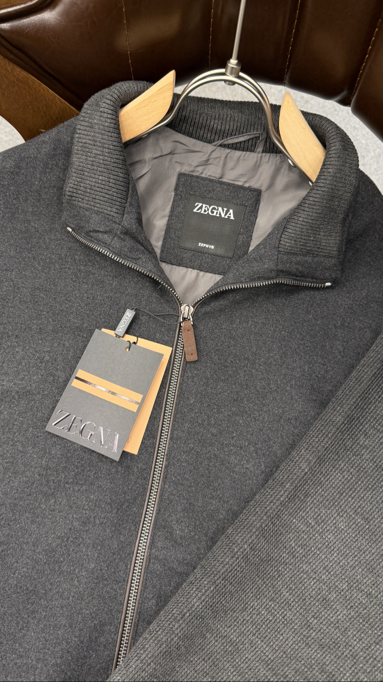 Zegna Koyu Gri Ceket İthal