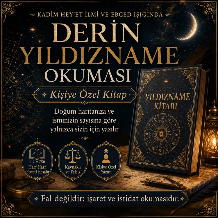 Kişiye Özel Yıldızname Kitabı | Derin Yıldızname Okuması ( Kişiye Özel PDF Kitap)