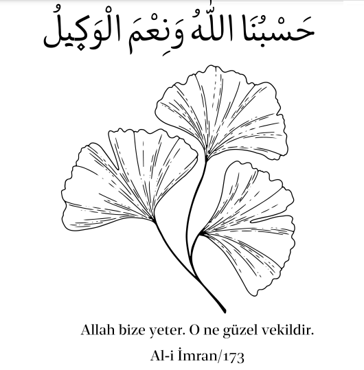 Gelincik - Al-i İmran 173 Şablon