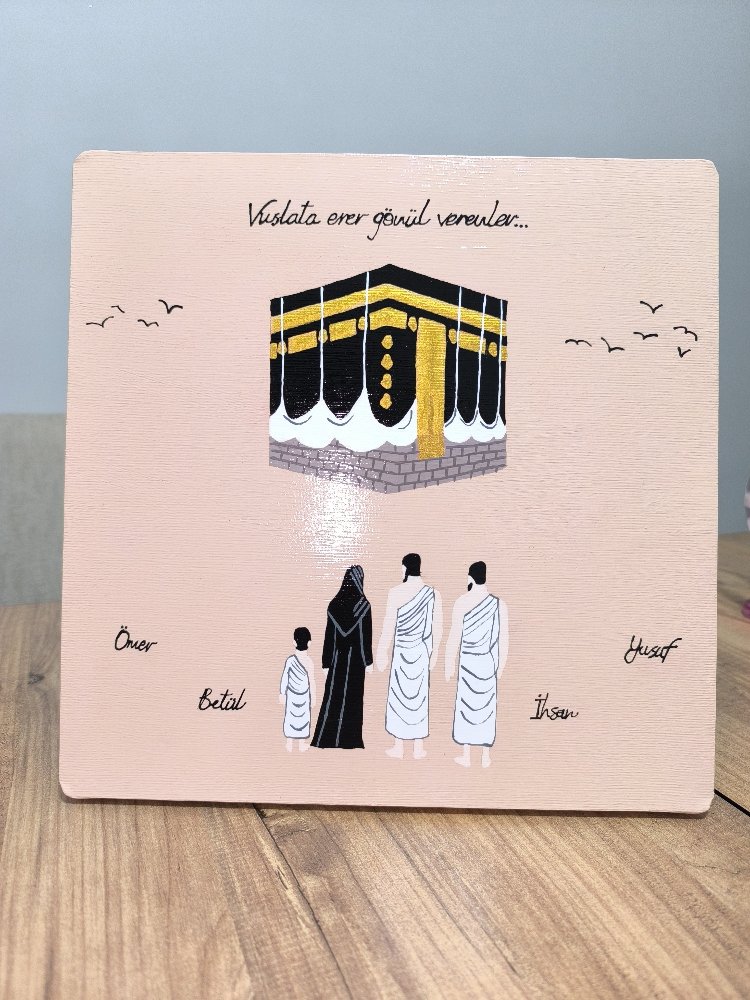 30x30 Aile Kabe Tablo 