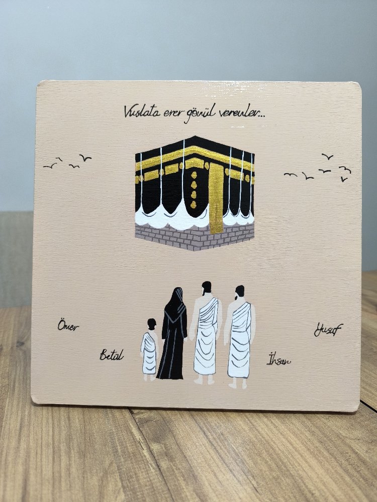 30x30 Aile Kabe Tablo 