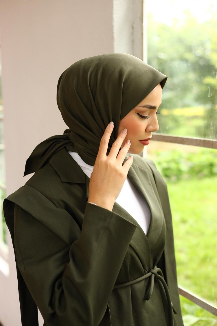 Silk Home Twill Eşarp 11343 - Yeşil