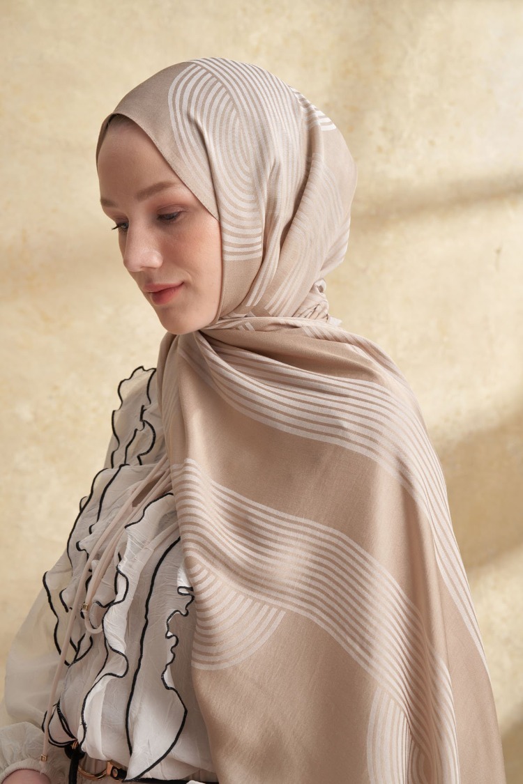 Armanda - 3305 Fiori Jakar Line Desen - Bej