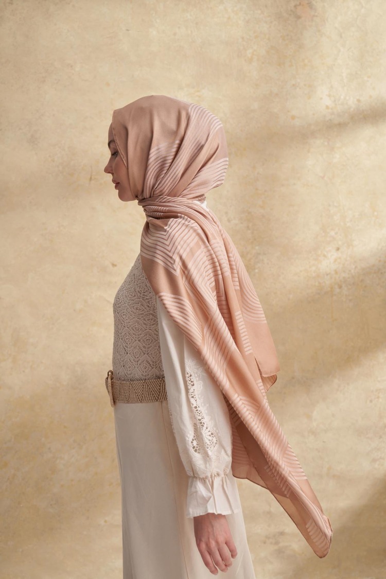 Armanda - 3305 Fiori Jakar Line Desen - Koyu Bej