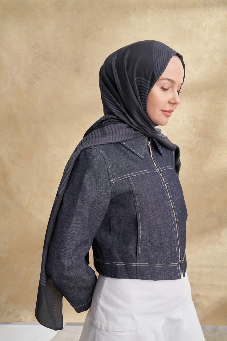 Armanda - 3305 Fiori Jakar Line Desen - Antrasit