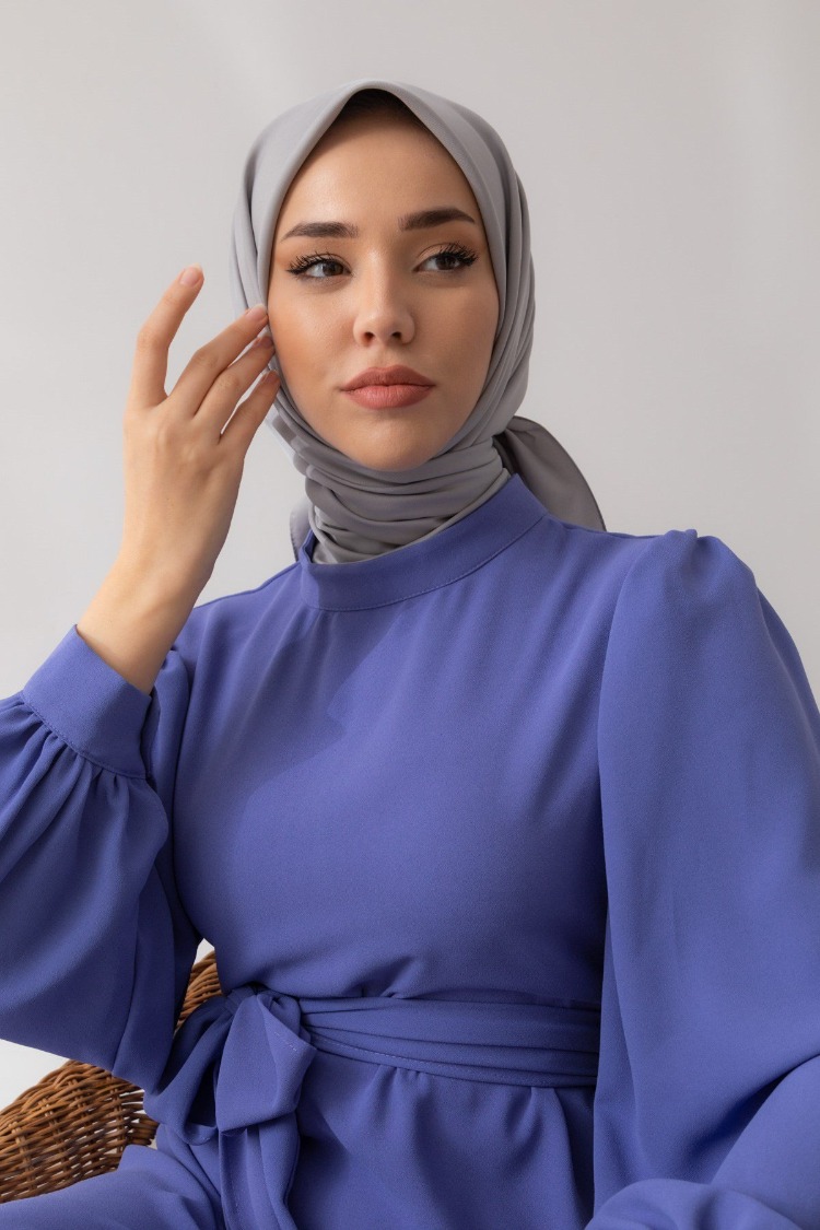 Silk Home Twill Eşarp 11343 - Gri