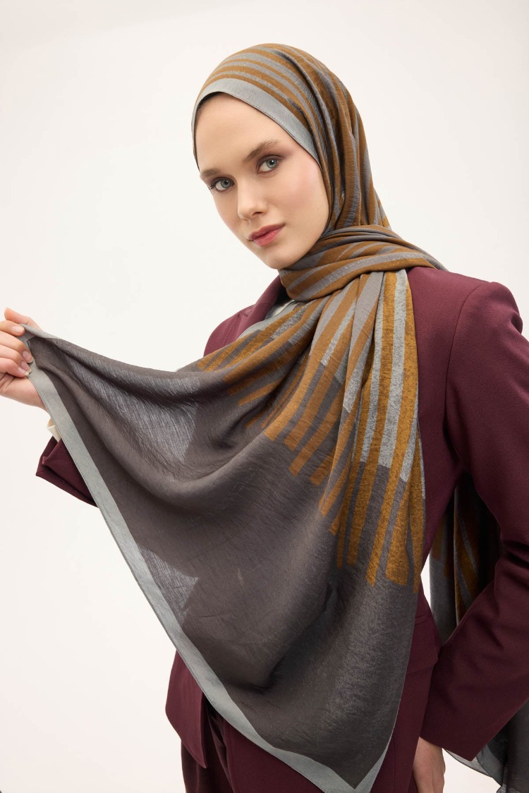 SİLK HOME - Urban Hours Orya Taba Mayda Şal 190x70