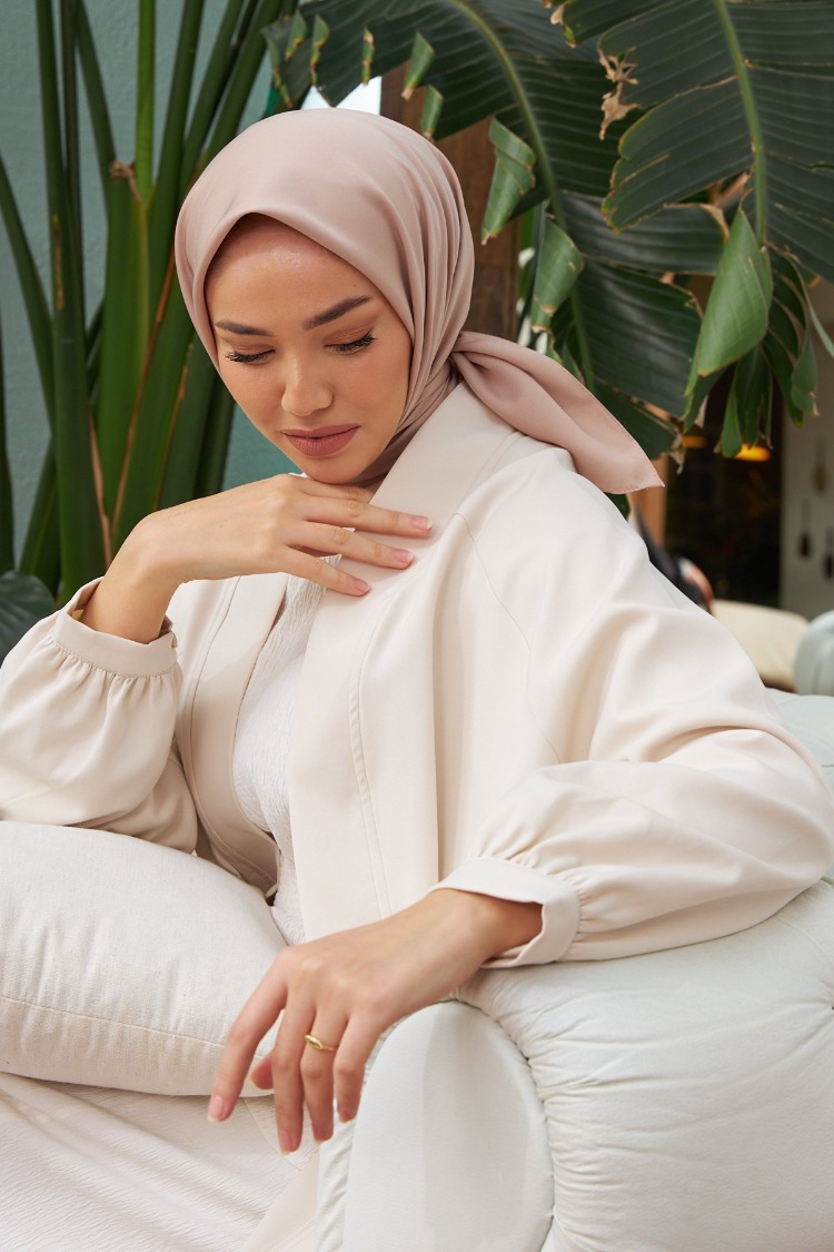 Silk Home Twill Eşarp 11343 - Bej