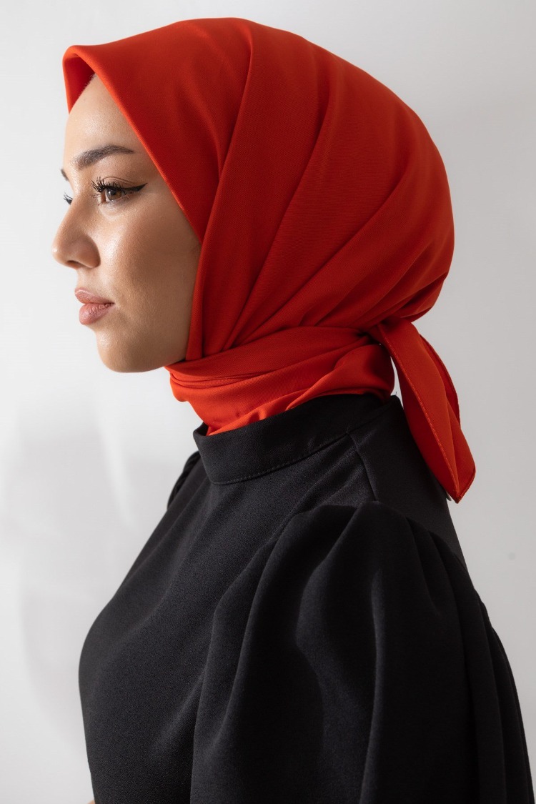 Silk Home Twill Eşarp 11343 - Turuncu