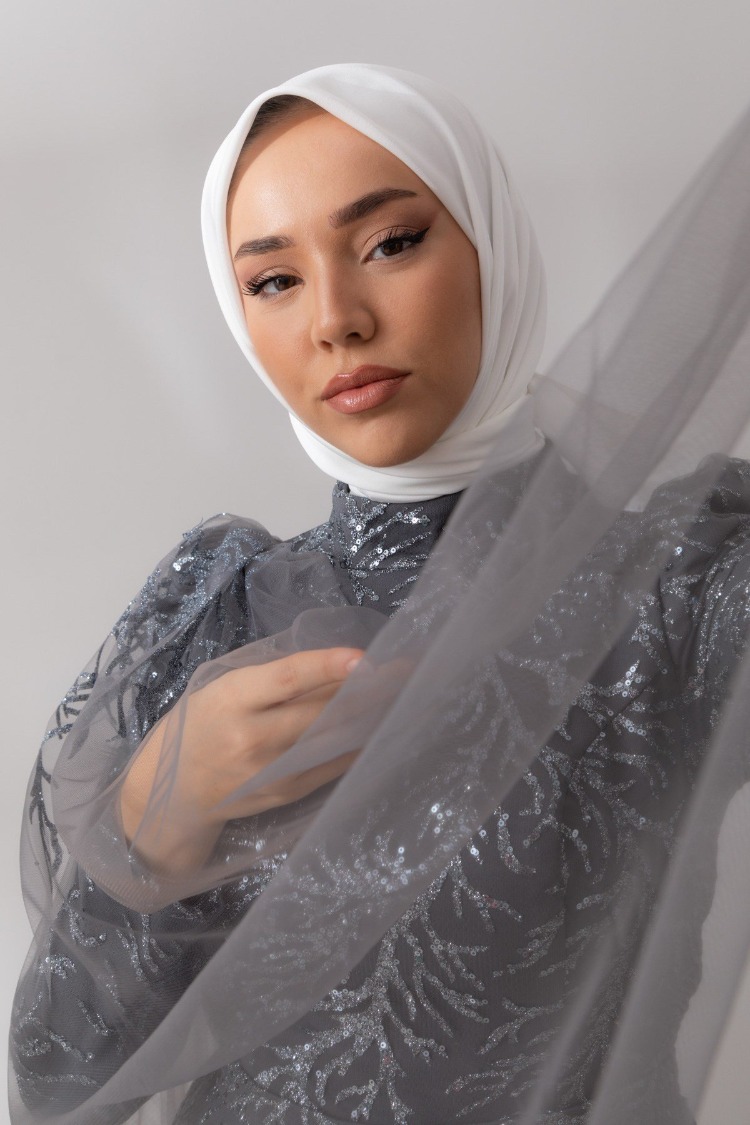 Silk Home Twill Eşarp 11343 - Beyaz