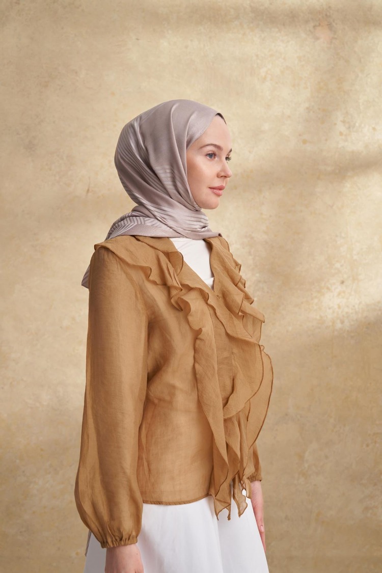 Armanda - 3305 Fiori Jakar Line Desen - Vizon