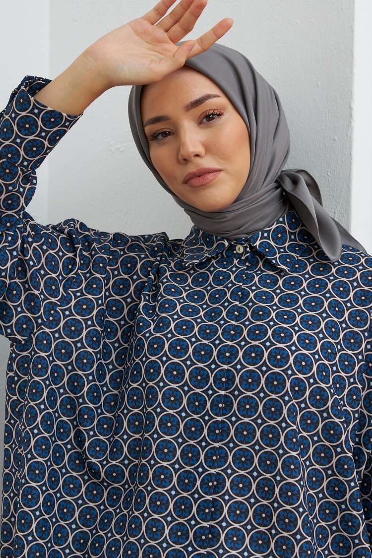Silk Home Twill Eşarp 11343 - Füme